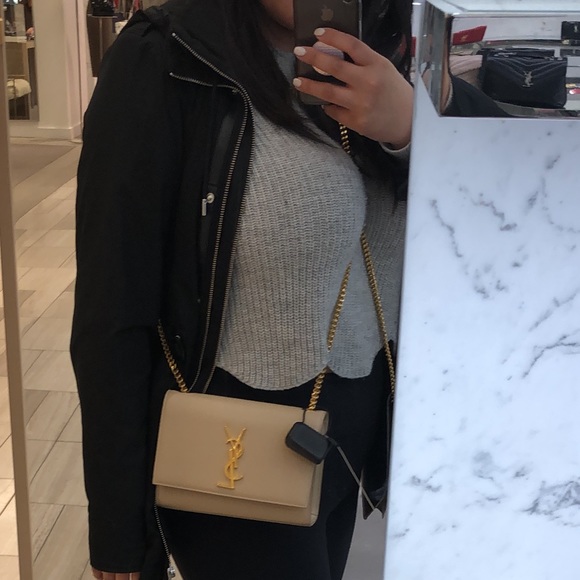 YSL New Small Kate Nude Bag - Picture 12 of 13